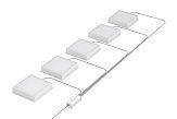 Светодиодный светильник Эколюмен ARM-Грильято-Домино-50-200х200.5
