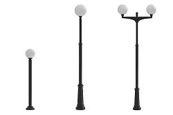 Уличный светодиодный парковый светильник «Эколюмен Парк Пегас 2»