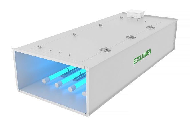 Секция бактерицидной обработки Эколюмен УФ-ОВК-220-80